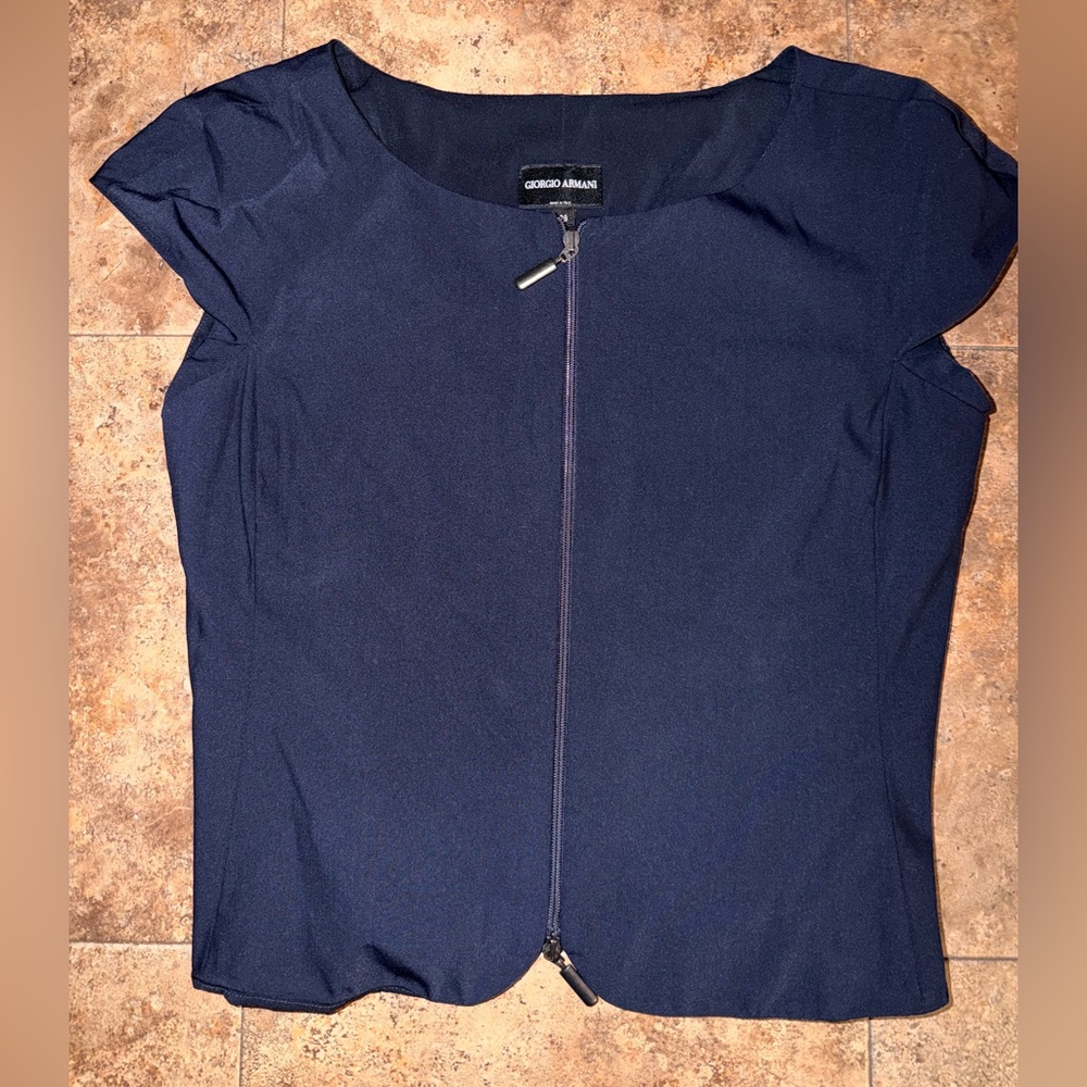 Giorgio Armani Women's Dark Blue Blouse